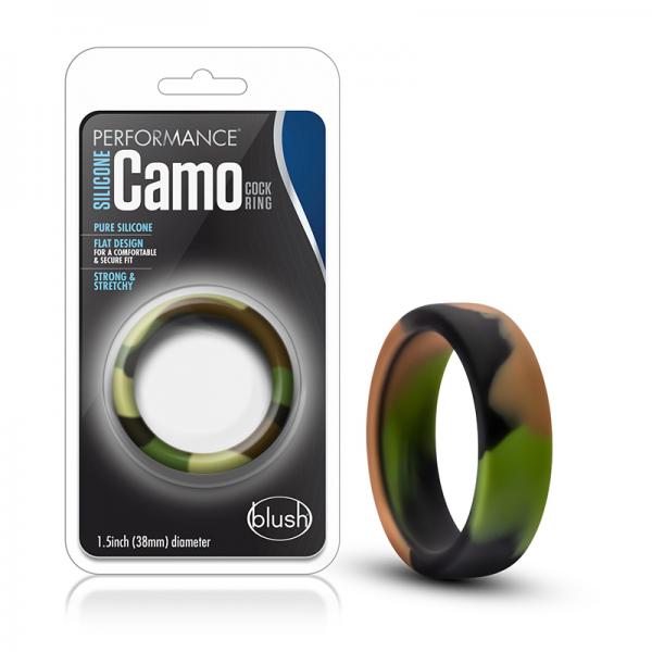 Performance - Silicone Camo Cock Ring - Green Camoflauge