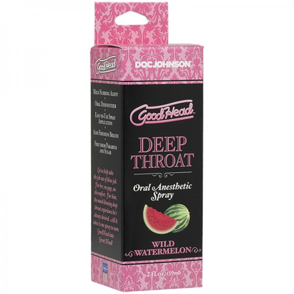 Goodhead Deep Throat Spray Wild Watermelon 2oz