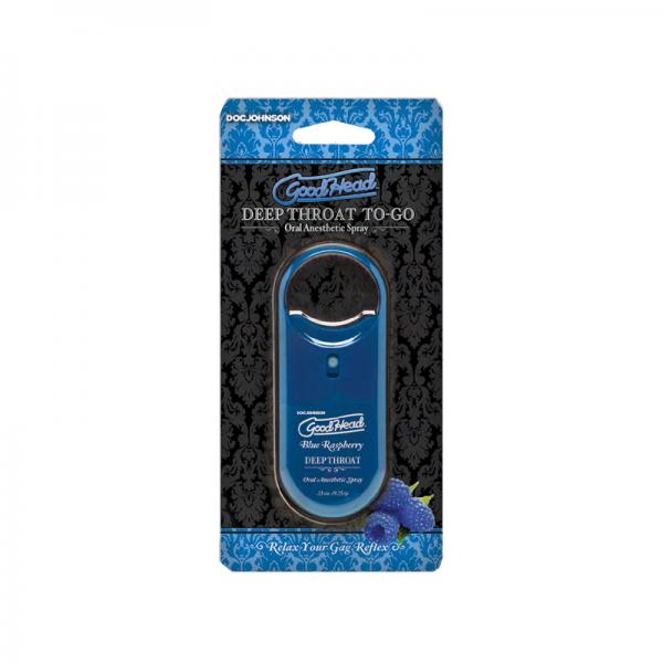 Goodhead Deep Throat Spray To Go Blue Raspberry .33oz