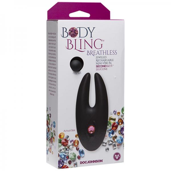 Body Bling Breathless Mini Vibe Pink Clitoral Stimulator