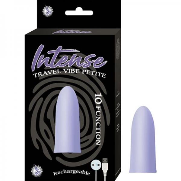 Intense Travel Vibe Petite 10 Function Usb Rechargeable Waterproof Lavender