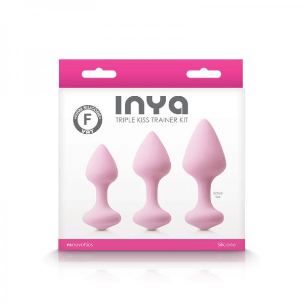 Inya Triple Kiss Trainer Kit Pink Butt Plugs