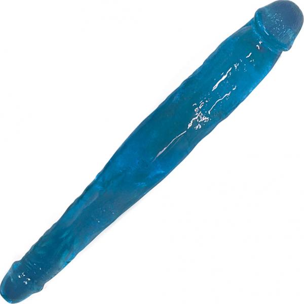 Lollicock 13 inches Sweet Slim Stick Double Dildo Blue