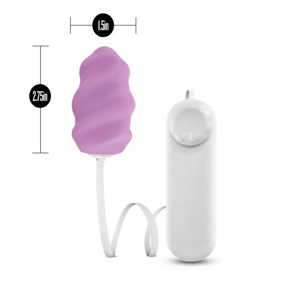 Luxe Swirl Bullet Vibrator With Sleeve Purple