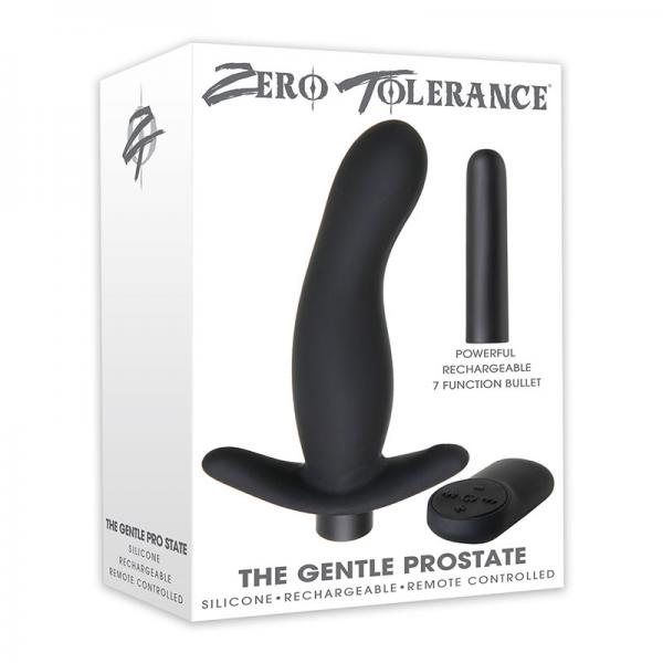 The Gentle Prostate Black Vibrator