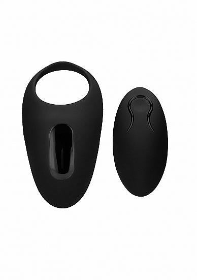 Sono No. 74 - Remote Controlled Vibrating Cock Ring - Black