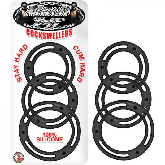 Mack Tuff Cockswellers Set Of 3 Black