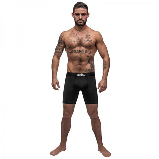 Male Power Black Nite Long Leg Short Black Small