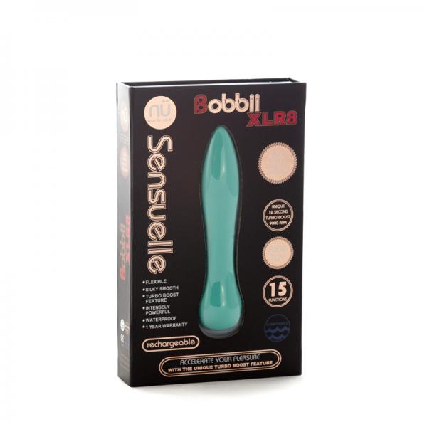 Sensuelle Bobbii Xlr8 15 Func Turbo Flexi Vibe - Colorado Blue