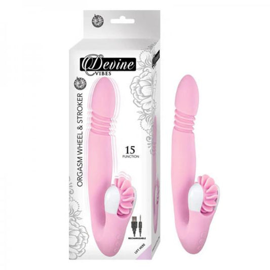 Devine Vibes Orgasm Wheel & Stroker-pink