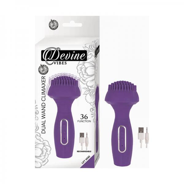 Devine Vibes Dual Wand Climaxer-purple