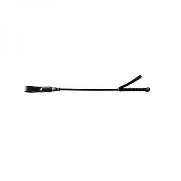 Short Riding Crop Slim Tip (20in) - Black