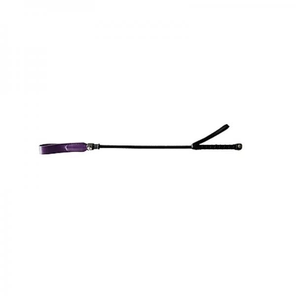 Short Riding Crop Slim Tip (20in) - Purple