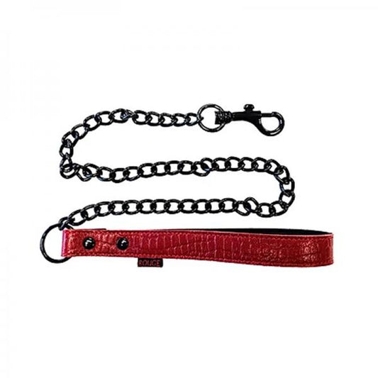 Leather Leash  Burgunday & Black Accessories