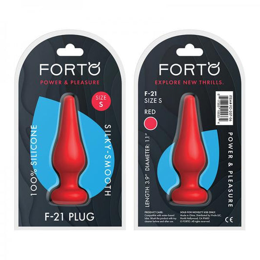 Forto F-21: Tear Drop Small Red