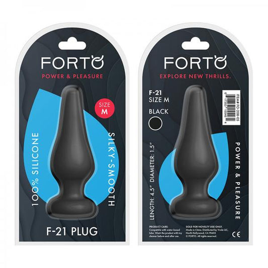 Forto F-21: Tear Drop Medium Black